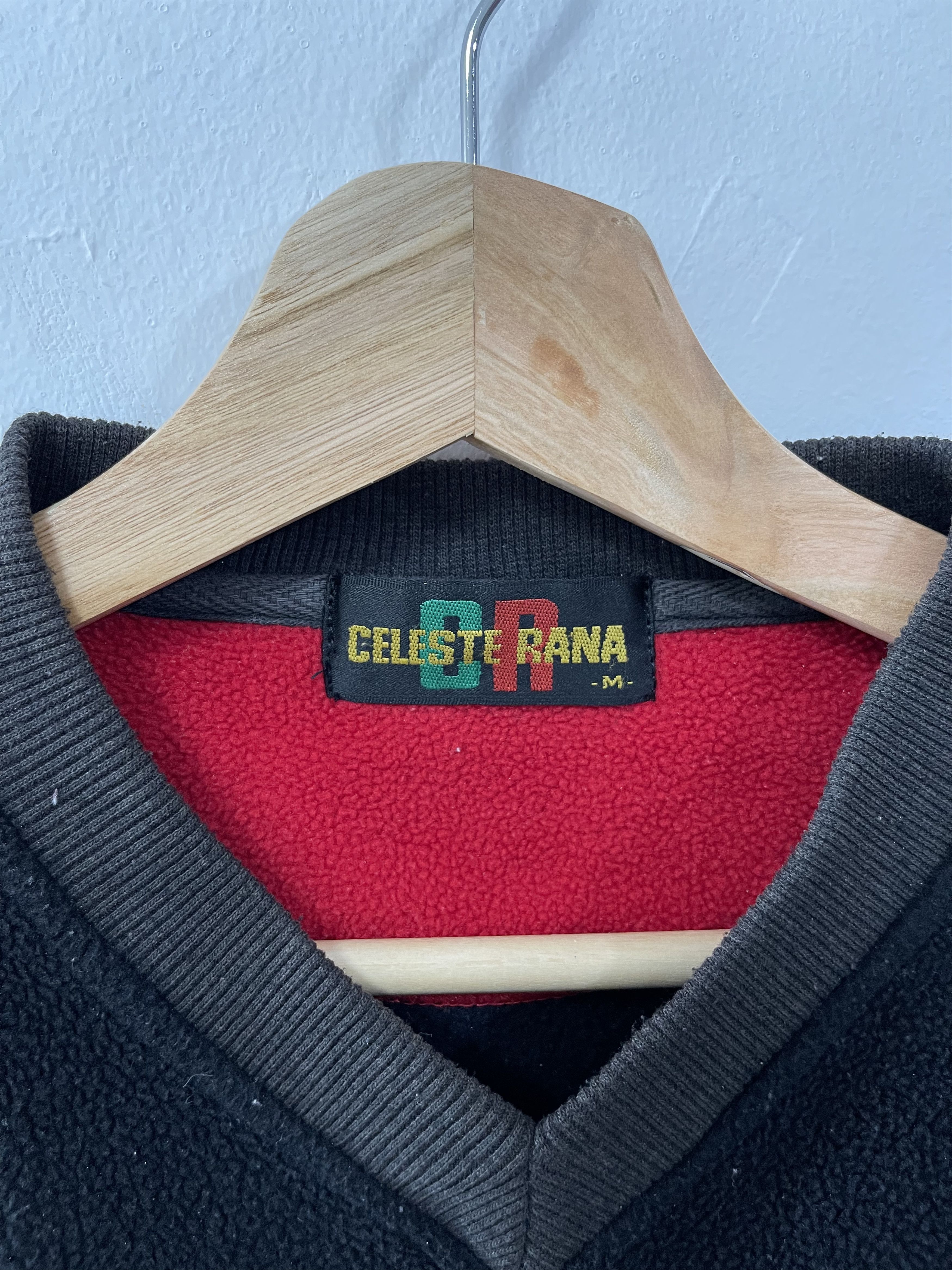 Japanese Brand × Vintage Celeste Rana Mini Logo Embroidery Fleece Swatshirt Size US M / EU 48-50 / 2 - 6 Thumbnail