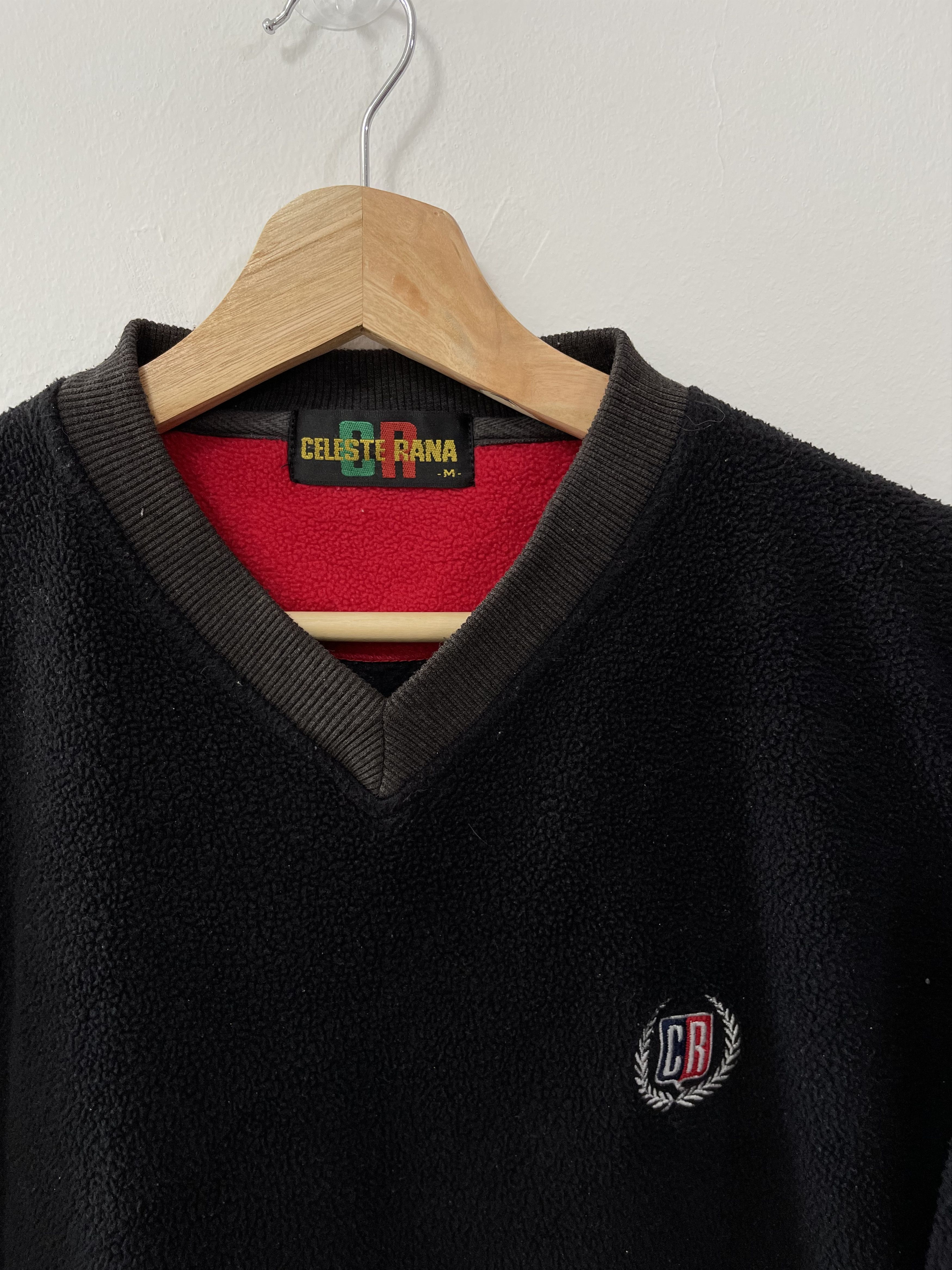 Japanese Brand × Vintage Celeste Rana Mini Logo Embroidery Fleece Swatshirt Size US M / EU 48-50 / 2 - 2 Thumbnail