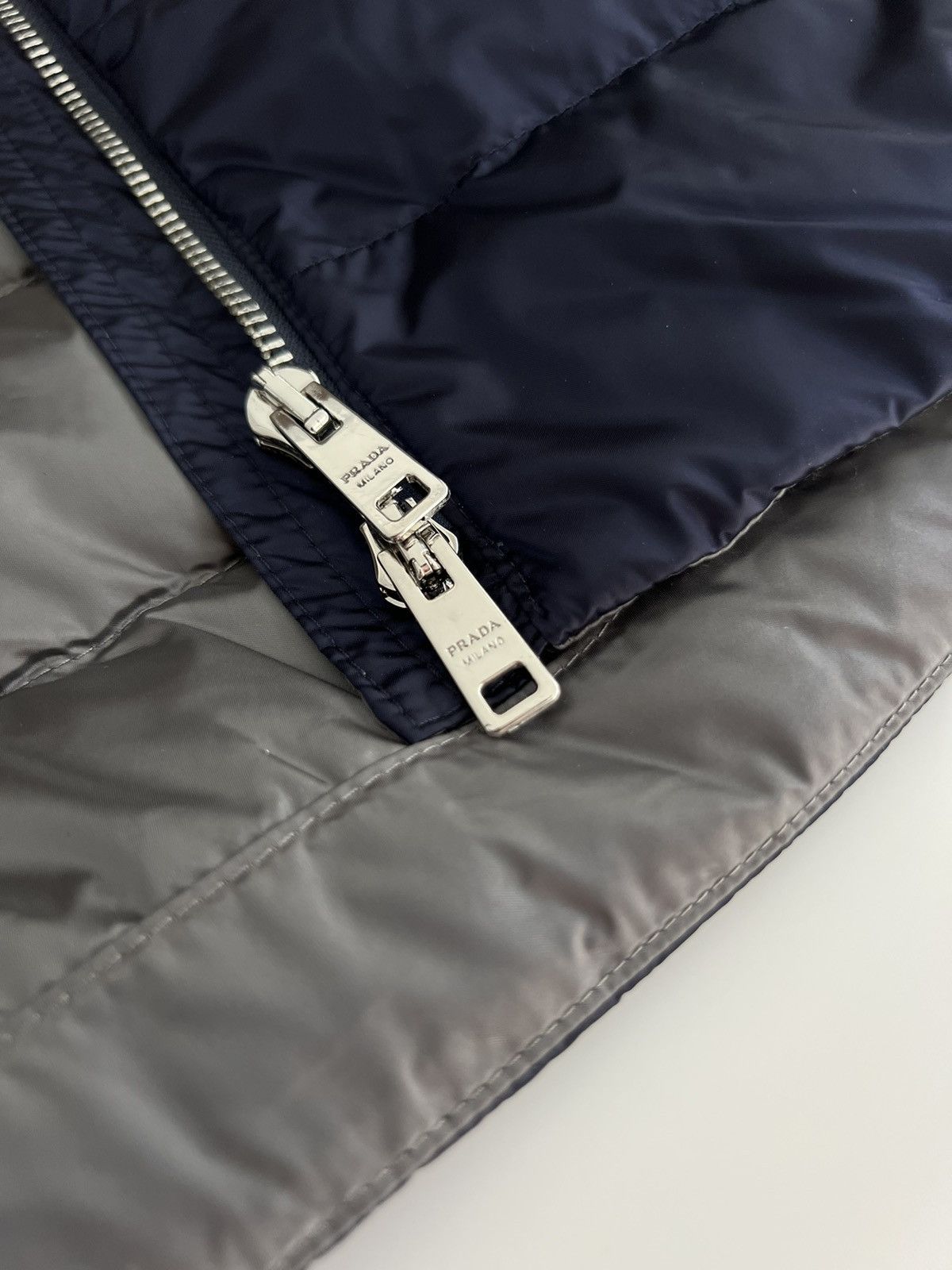Prada Prada Padded Puffer Jacket with triangle logo on a side Size US M / EU 48-50 / 2 - 7 Thumbnail