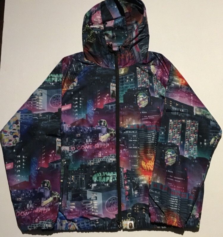 image of Bape Shark Hoodie Jacket, Men's (Size Small)