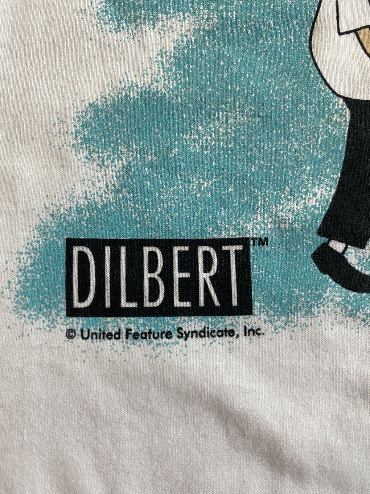 Vintage Vintage 90’s Dilbert God Is Internet Single Stitch Tee Size US XL / EU 56 / 4 - 4 Thumbnail