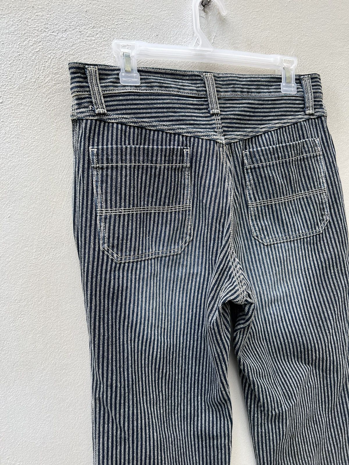 ABAHOUSE Vintage ABAHOUSE Made in Japan Striped Denim Pant Size US 31 - 13 Thumbnail