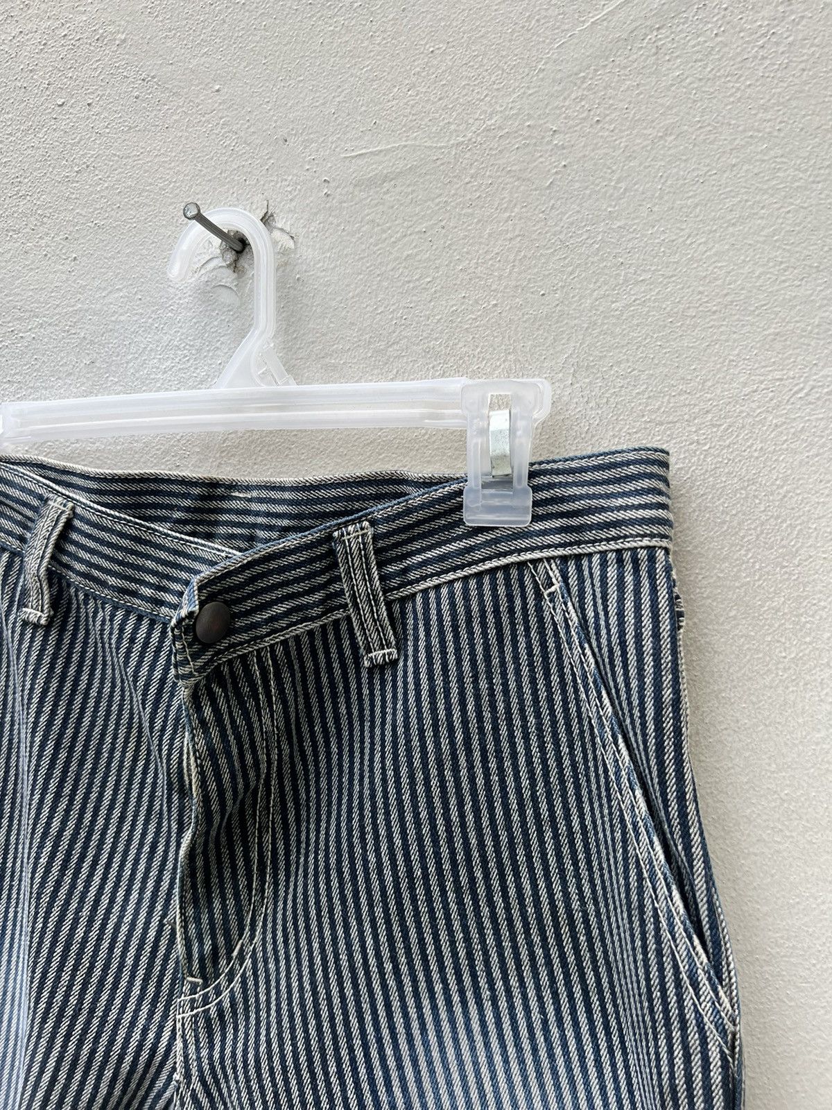 ABAHOUSE Vintage ABAHOUSE Made in Japan Striped Denim Pant Size US 31 - 9 Thumbnail