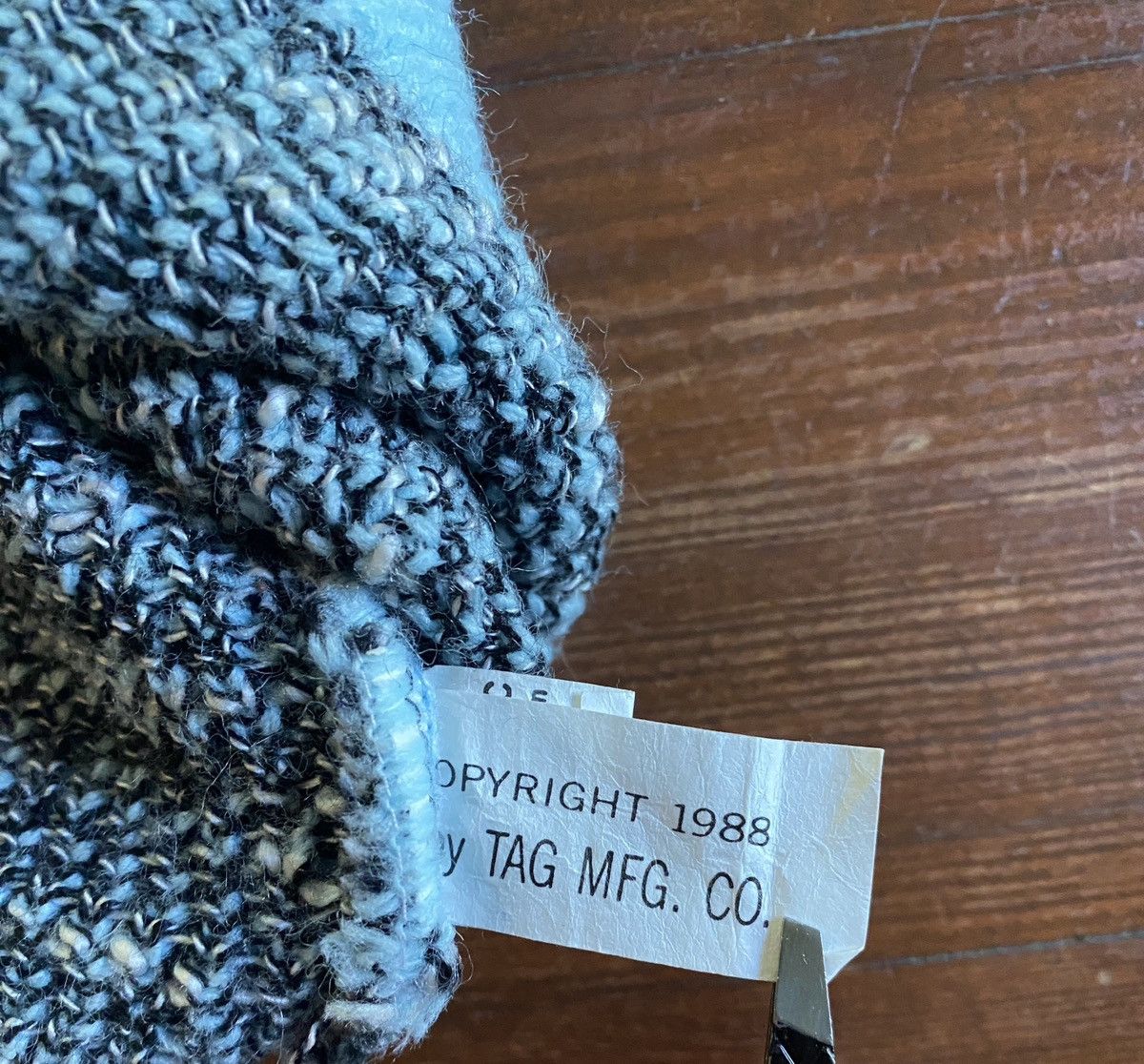 Vintage Vintage 80’s Area Abstract Ribbed Knit Sweater Size US L / EU 52-54 / 3 - 6 Thumbnail