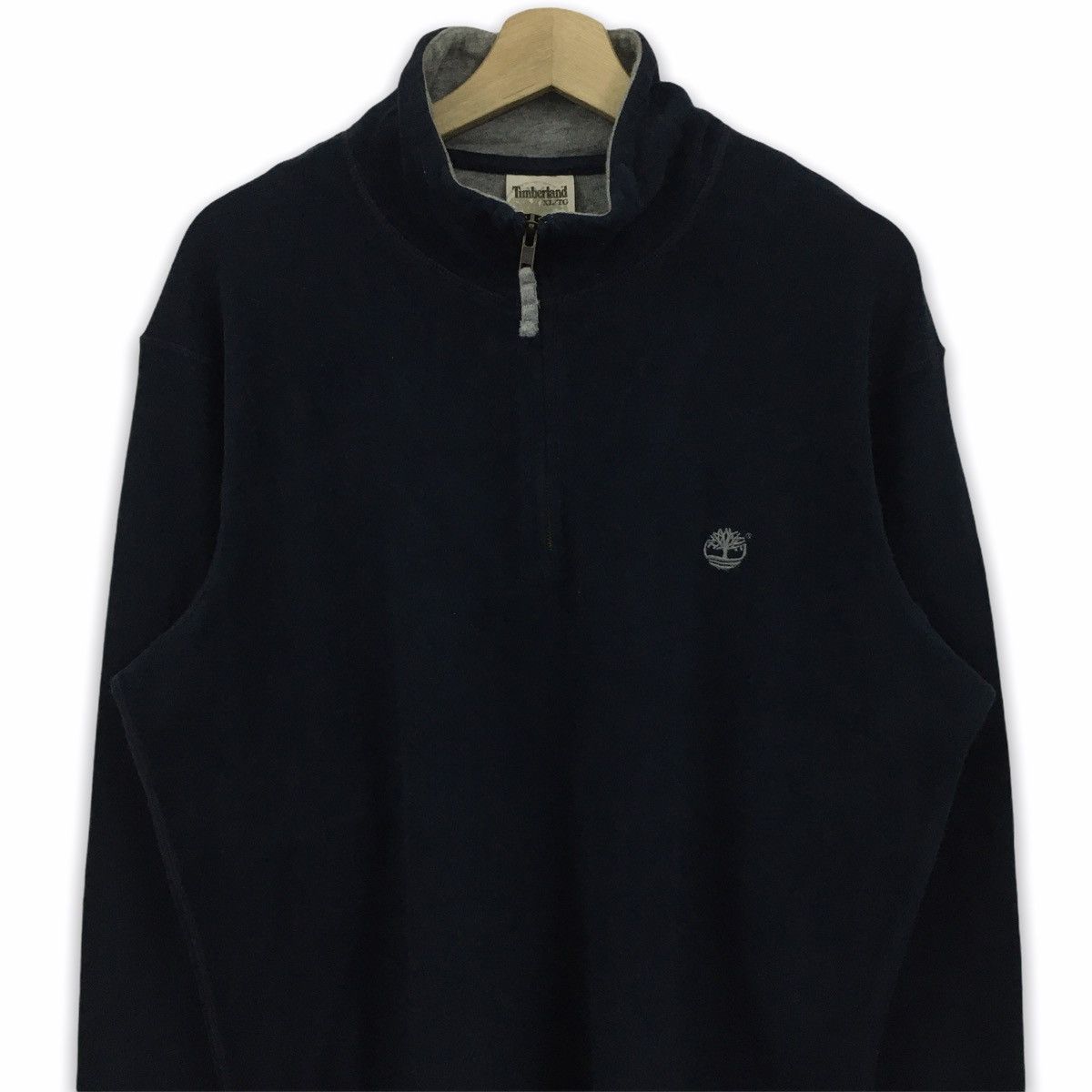 Timberland TIMBERLAND Small Logo Embroidery Half Zipper Sweatshirt Size US L / EU 52-54 / 3 - 3 Thumbnail