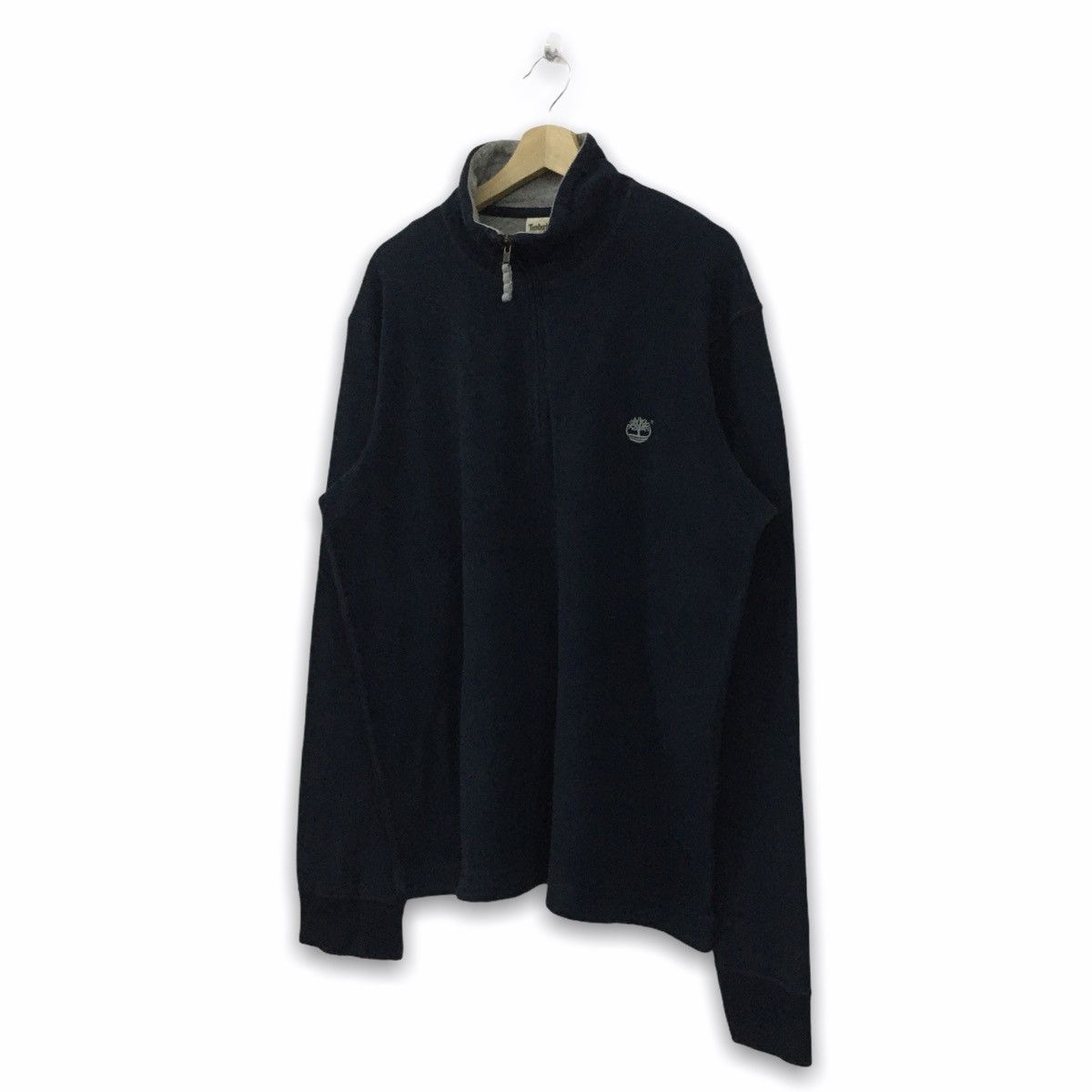 Timberland TIMBERLAND Small Logo Embroidery Half Zipper Sweatshirt Size US L / EU 52-54 / 3 - 7 Thumbnail