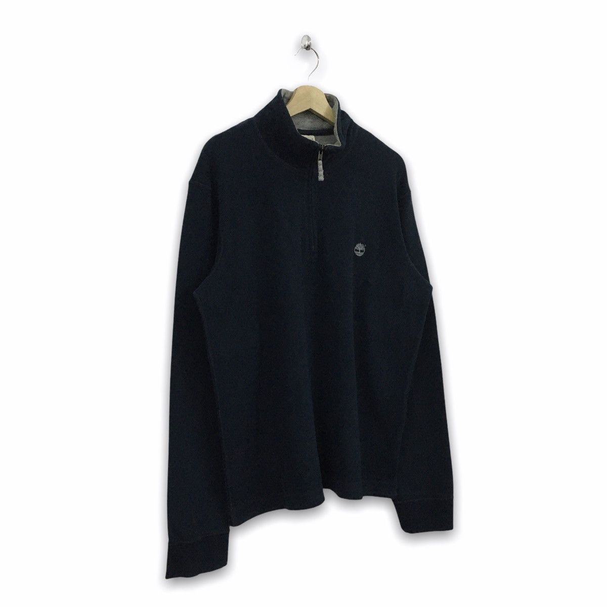 Timberland TIMBERLAND Small Logo Embroidery Half Zipper Sweatshirt Size US L / EU 52-54 / 3 - 6 Thumbnail