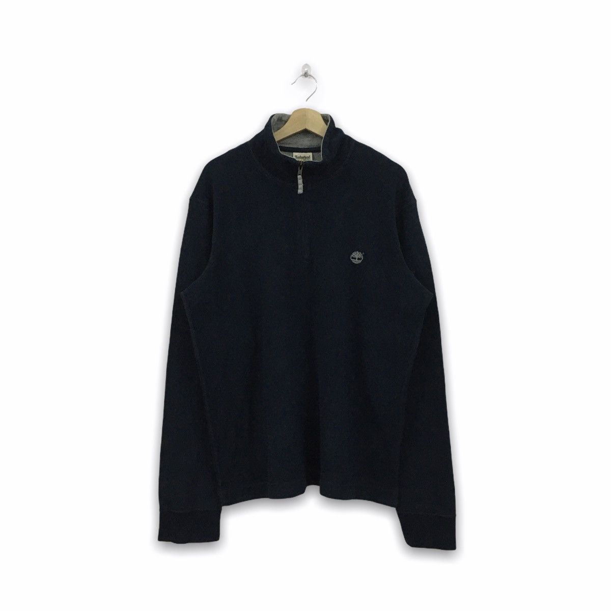 Timberland TIMBERLAND Small Logo Embroidery Half Zipper Sweatshirt Size US L / EU 52-54 / 3 - 1 Thumbnail