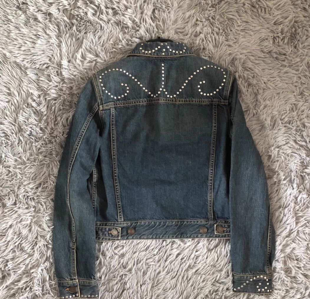 Yves Saint Laurent Saint Laurent 15Ss Rivet Denim Jacket Size M Size US M / EU 48-50 / 2 - 4 Thumbnail