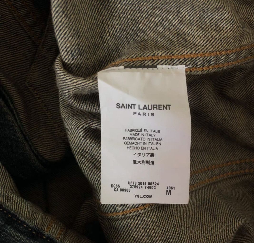 Yves Saint Laurent Saint Laurent 15Ss Rivet Denim Jacket Size M Size US M / EU 48-50 / 2 - 5 Thumbnail