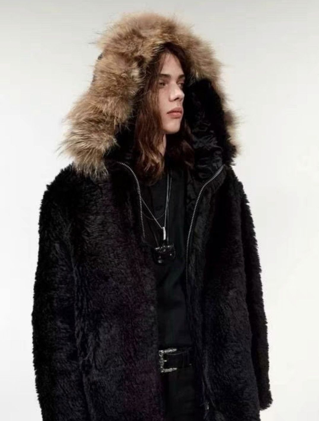 Yves Saint Laurent Saint Laurent Heavy Fur Overcoat Size 46 Size US M / EU 48-50 / 2 - 7 Thumbnail