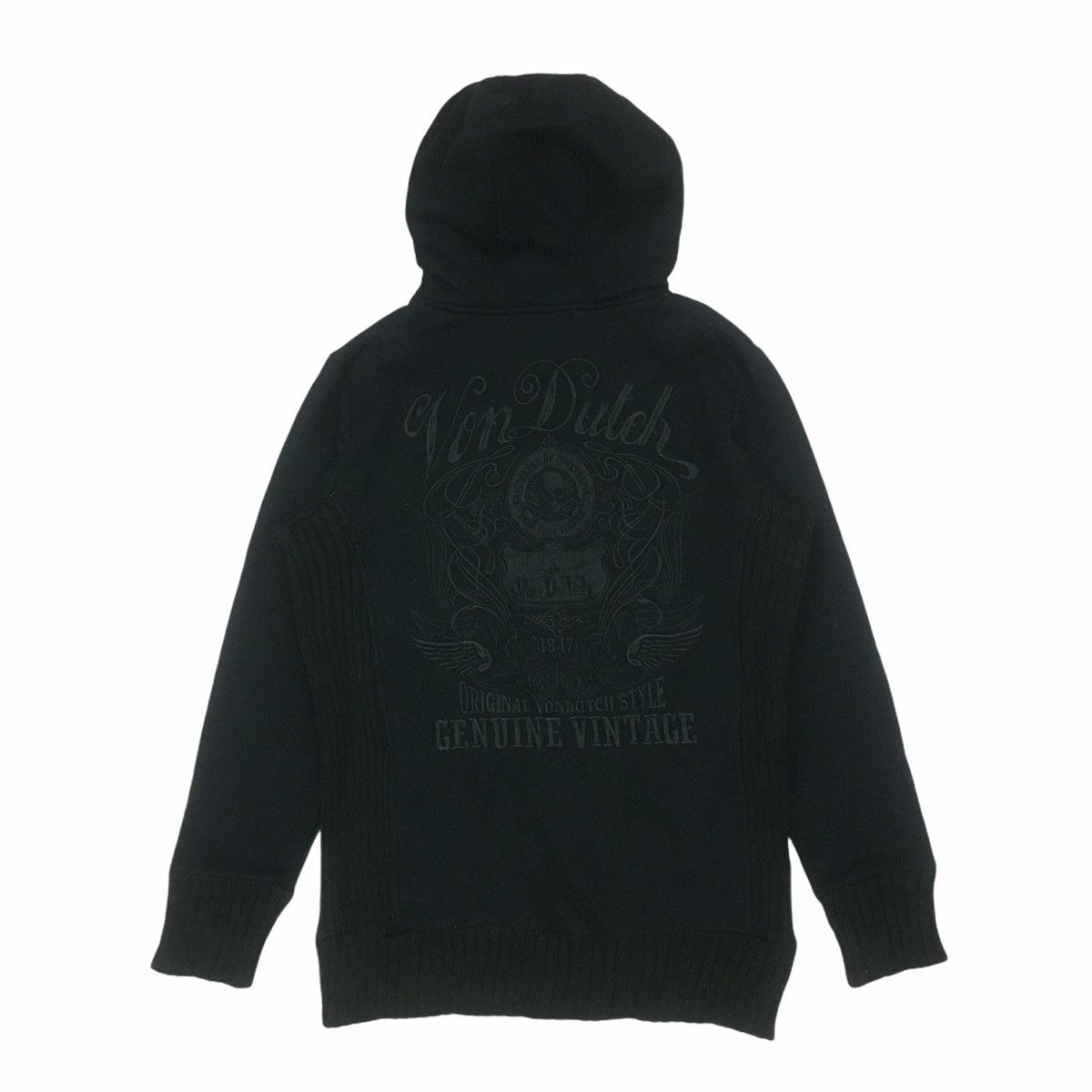 Von Dutch Rare Von Dutch All Embroidery Logo Sweater Hoodie Size US S / EU 44-46 / 1 - 2 Thumbnail
