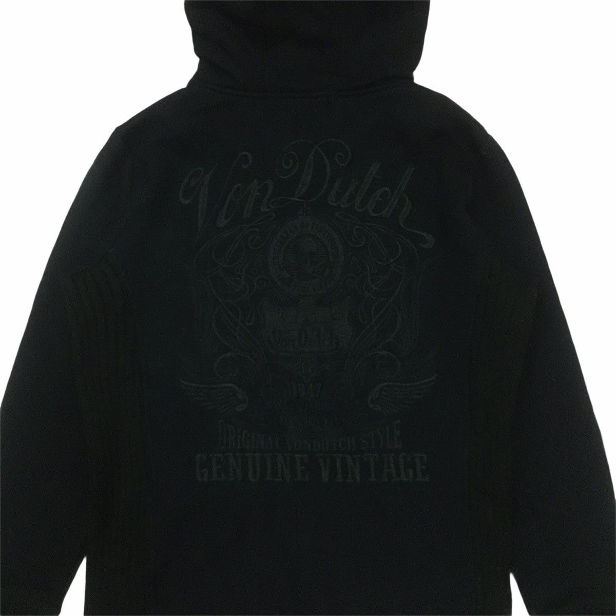 Von Dutch Rare Von Dutch All Embroidery Logo Sweater Hoodie Size US S / EU 44-46 / 1 - 10 Thumbnail