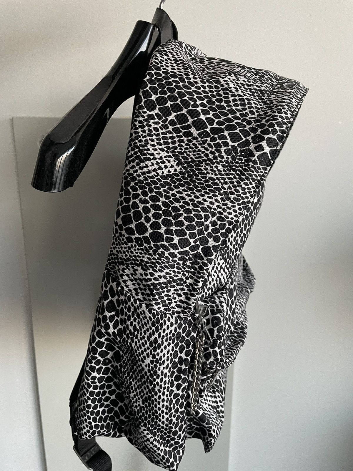 Celine × Hedi Slimane Rare $1,500 Brand NEW Super Runway Python Print Backpack Bag Size ONE SIZE - 25 Thumbnail