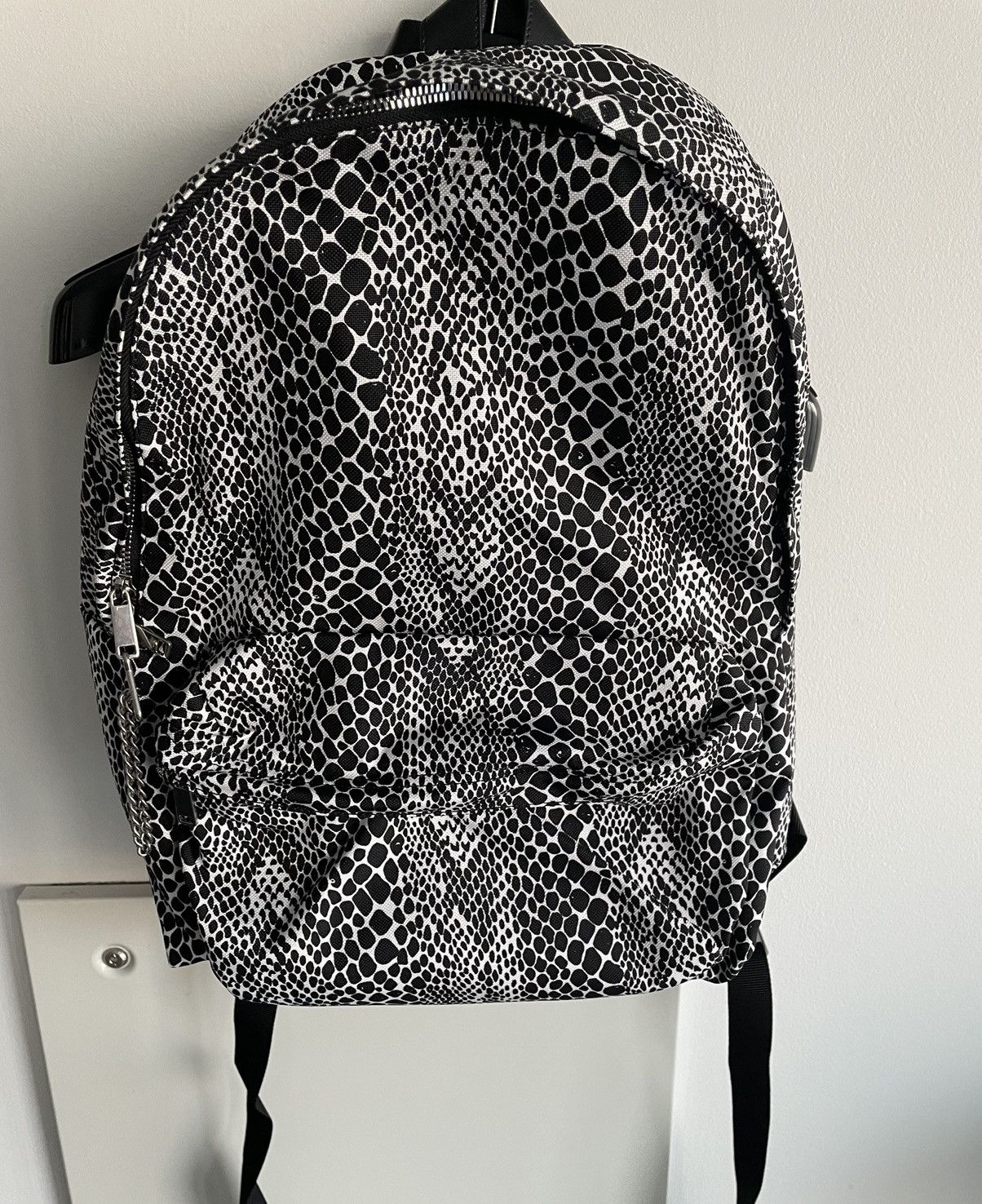 Celine × Hedi Slimane Rare $1,500 Brand NEW Super Runway Python Print Backpack Bag Size ONE SIZE - 19 Thumbnail