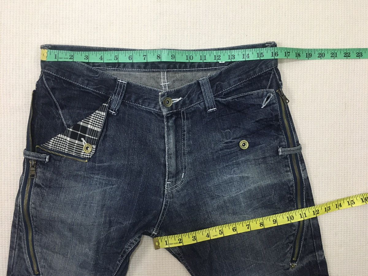 semanticdesign SEMANTIC DESIGN Pants Denim Zipper Pants Size US 32 / EU 48 - 9 Thumbnail