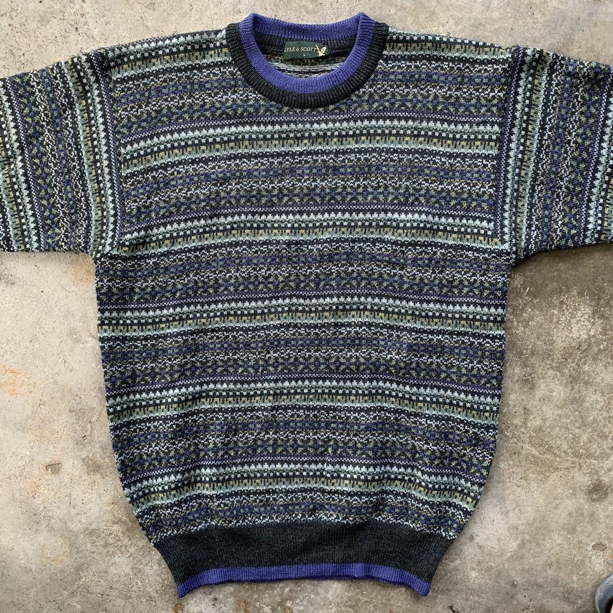 Lyle & Scott Lyle & Scott knitwear sweatshirt vintage Size US L / EU 52-54 / 3 - 5 Thumbnail