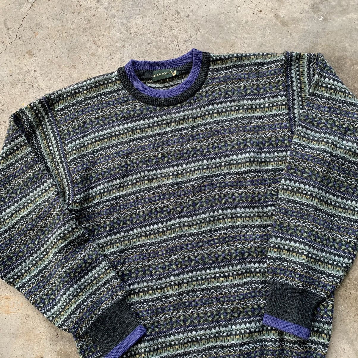 Lyle & Scott Lyle & Scott knitwear sweatshirt vintage Size US L / EU 52-54 / 3 - 8 Thumbnail