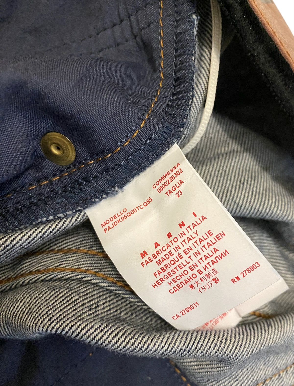 Marni 🔥🔥💰💰Marni two layer jeans Size 25" / US 0 / IT 36 - 15 Thumbnail