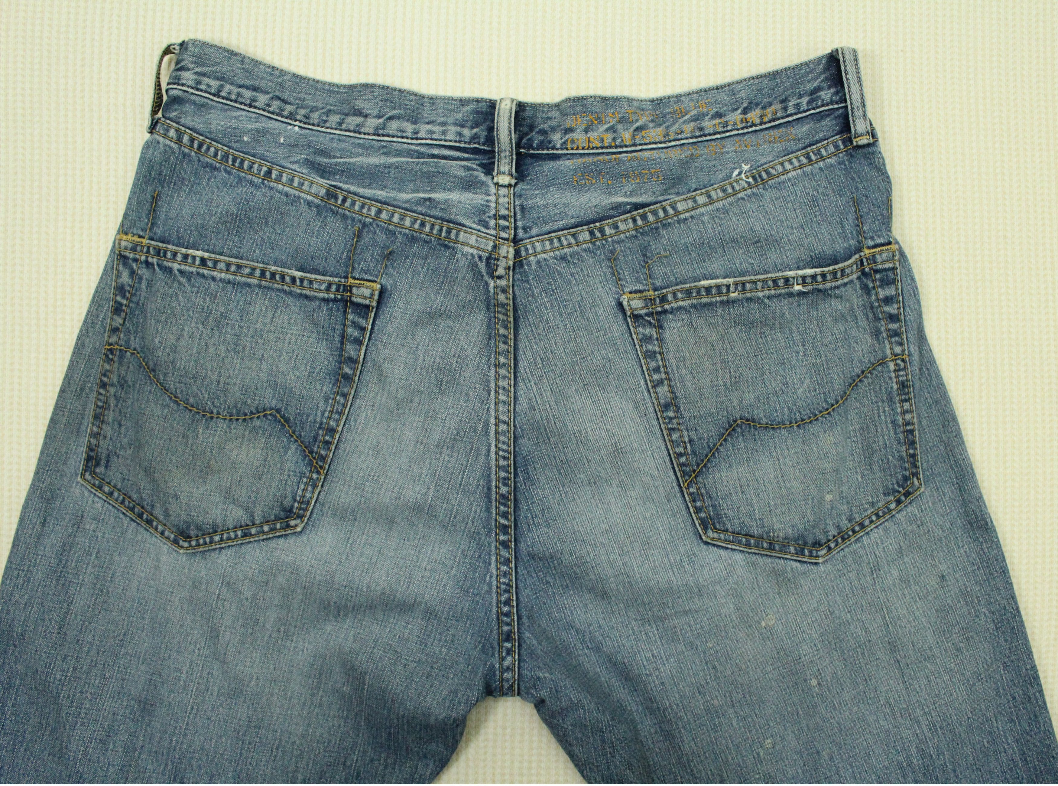 Avirex AVIREX Denim Patchwork Sashiko Boro Distressed Style Size US 36 / EU 52 - 8 Thumbnail