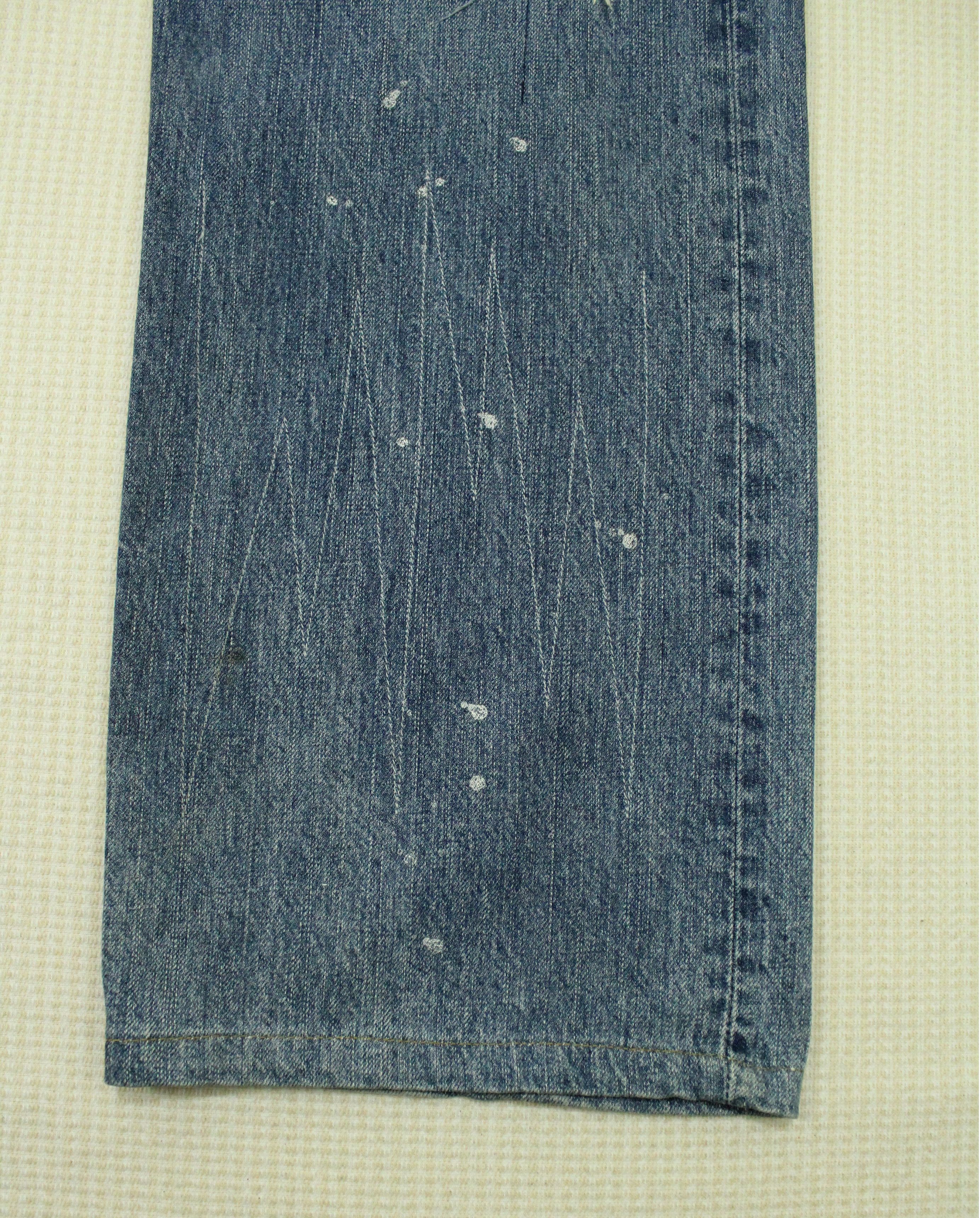 Avirex AVIREX Denim Patchwork Sashiko Boro Distressed Style Size US 36 / EU 52 - 5 Thumbnail