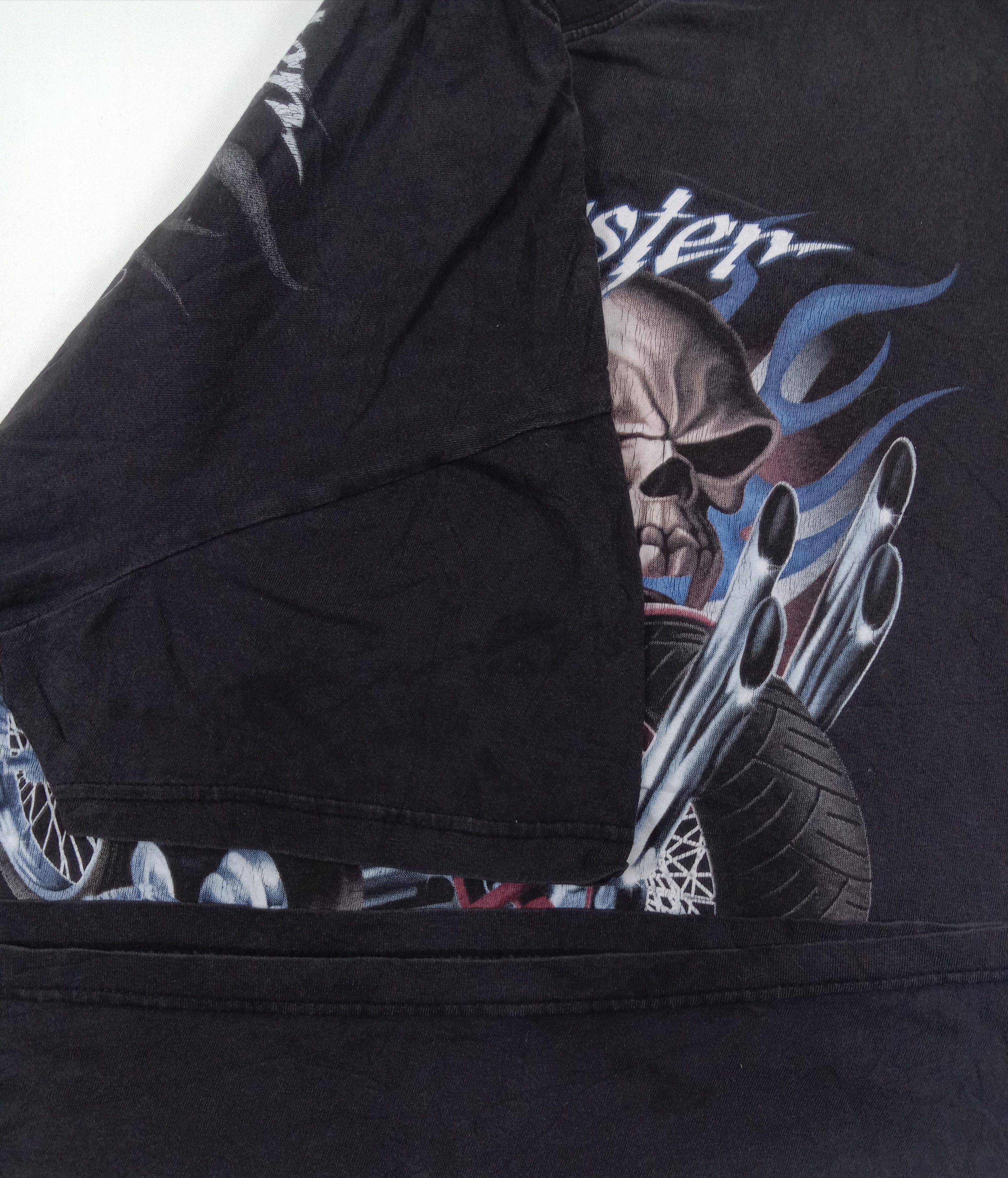 Japanese Brand Vintage Roman Ticism Soul Master Skull Motorcycle T Shirt Size US L / EU 52-54 / 3 - 6 Thumbnail
