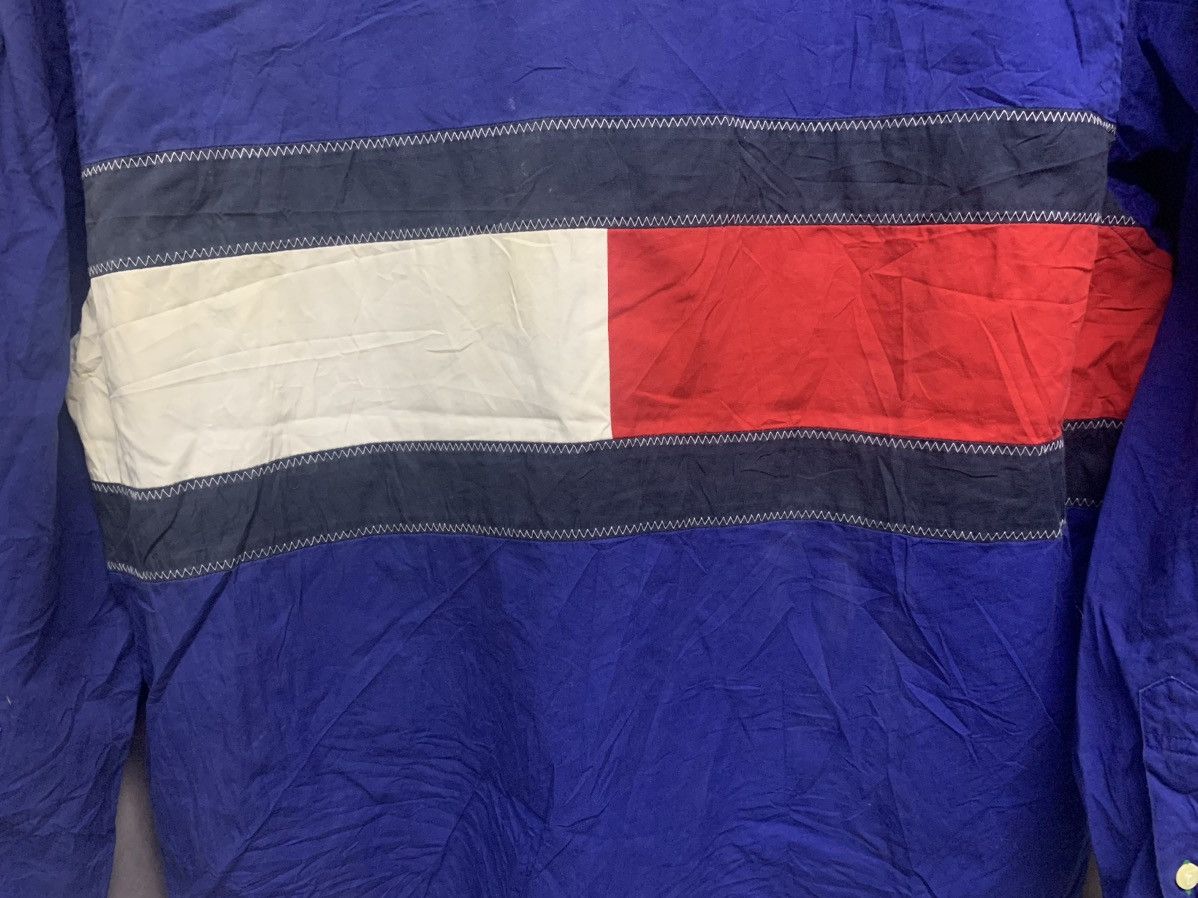 Tommy Hilfiger OG TOMMY HILFIGER BIG LOGO BUTTON UP SHIRT Size US L / EU 52-54 / 3 - 3 Thumbnail