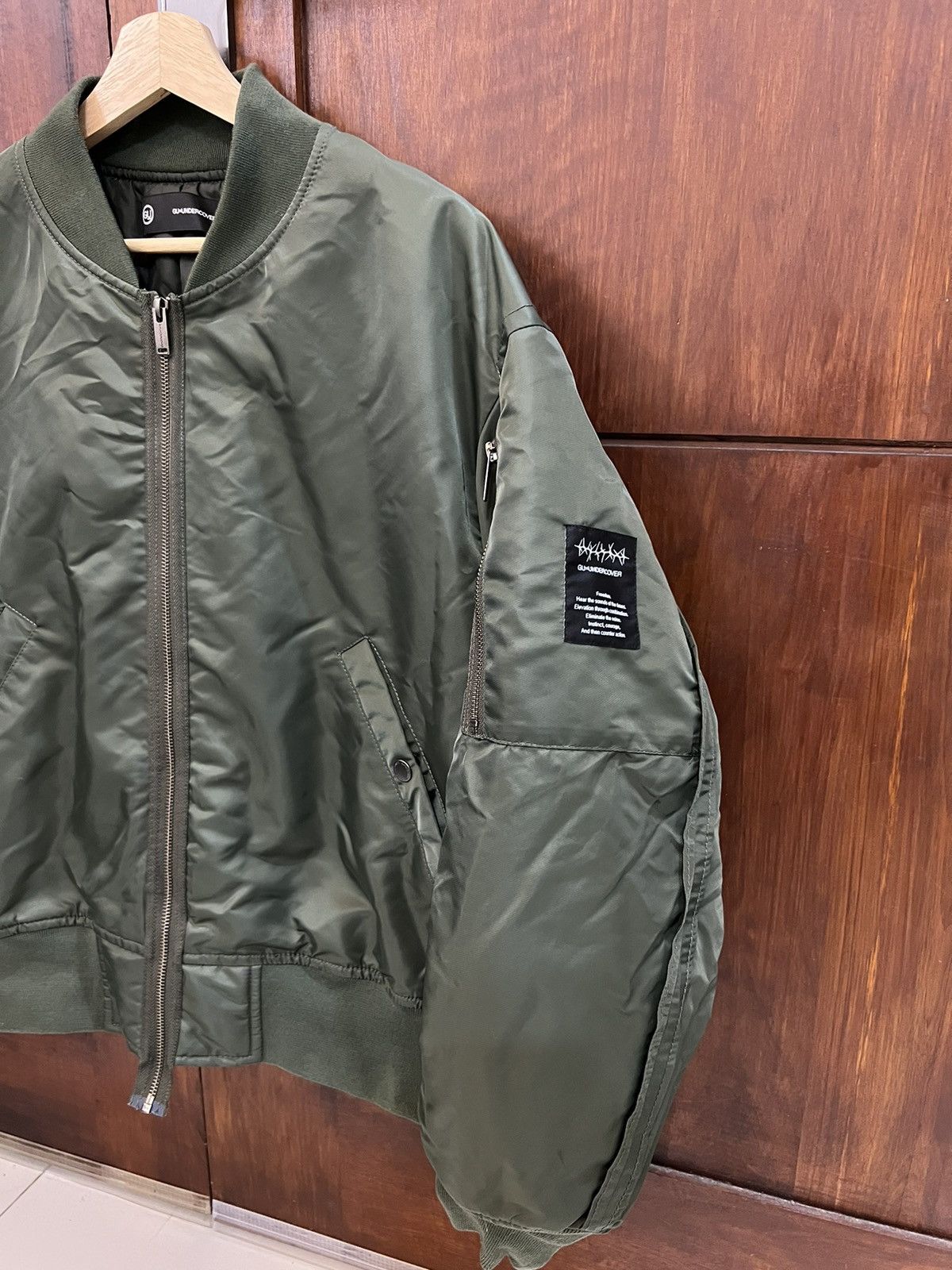 GU × Undercover GU X Undercover Freedom Noise Bomber Jacket Size US M / EU 48-50 / 2 - 4 Thumbnail