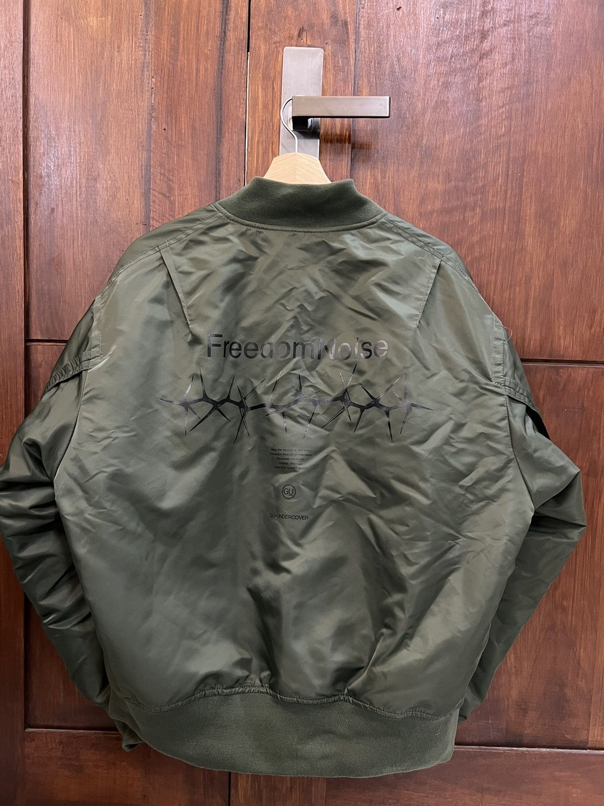 GU × Undercover GU X Undercover Freedom Noise Bomber Jacket Size US M / EU 48-50 / 2 - 3 Thumbnail
