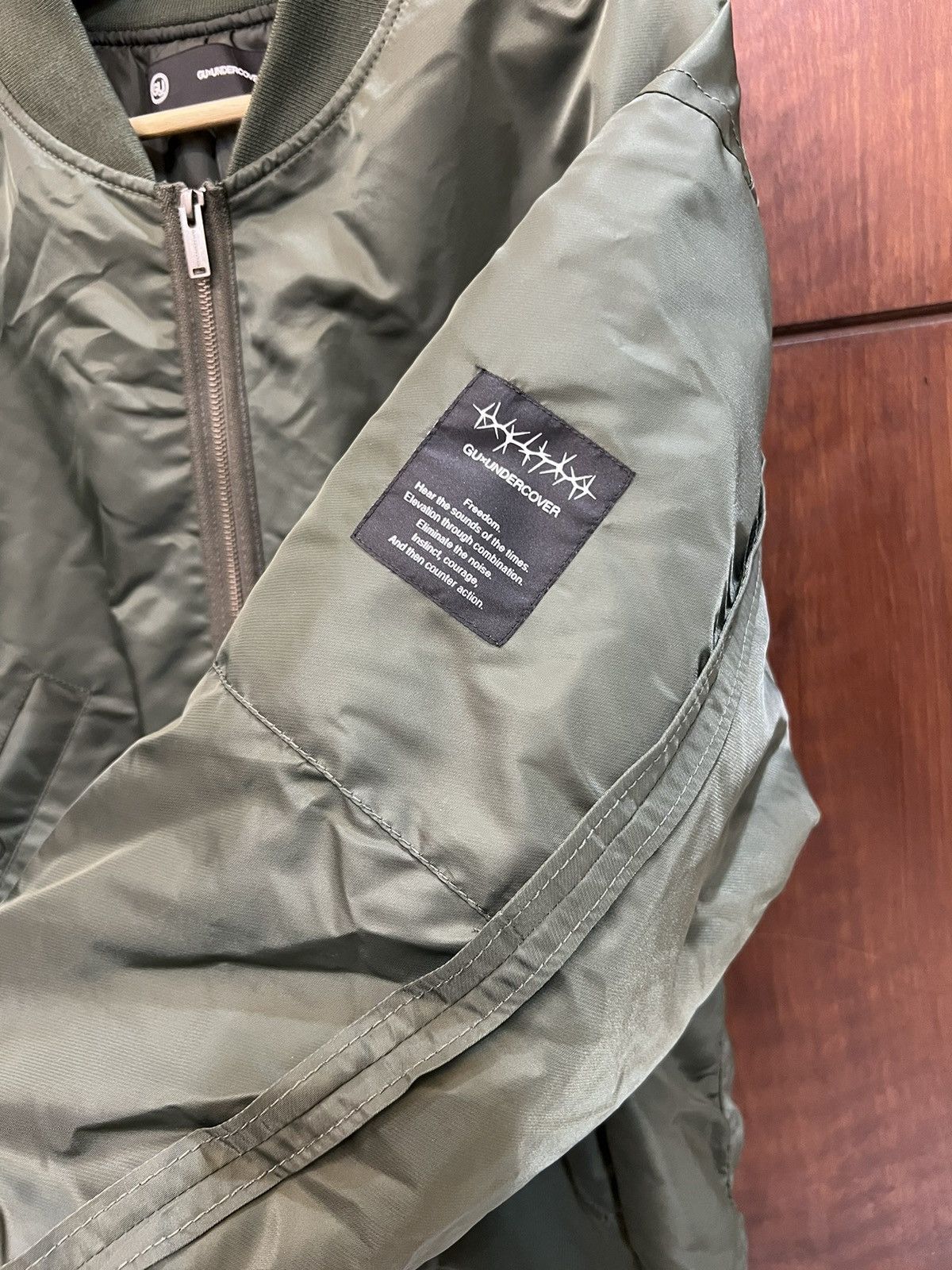 GU × Undercover GU X Undercover Freedom Noise Bomber Jacket Size US M / EU 48-50 / 2 - 12 Thumbnail