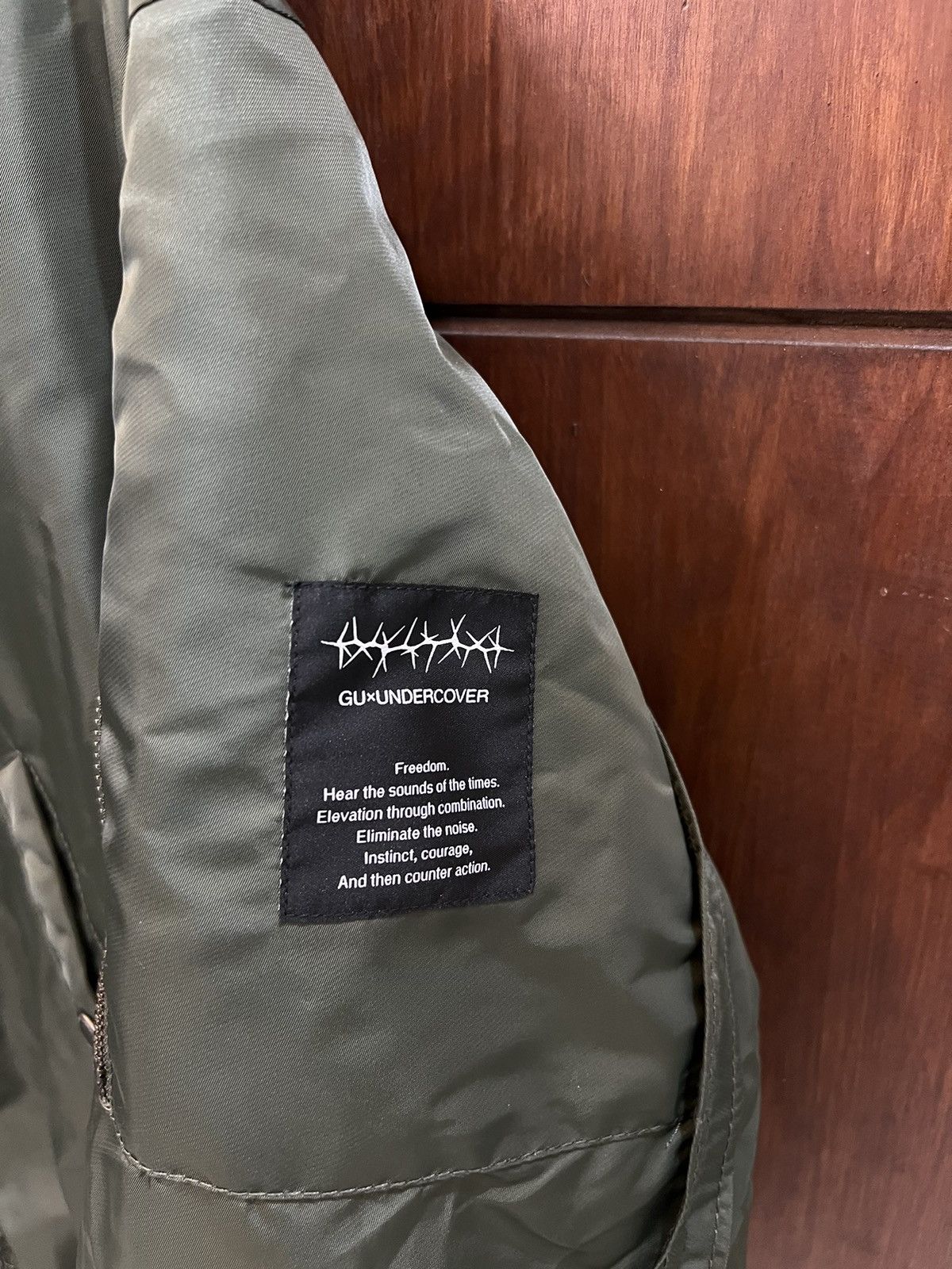 GU × Undercover GU X Undercover Freedom Noise Bomber Jacket Size US M / EU 48-50 / 2 - 5 Thumbnail