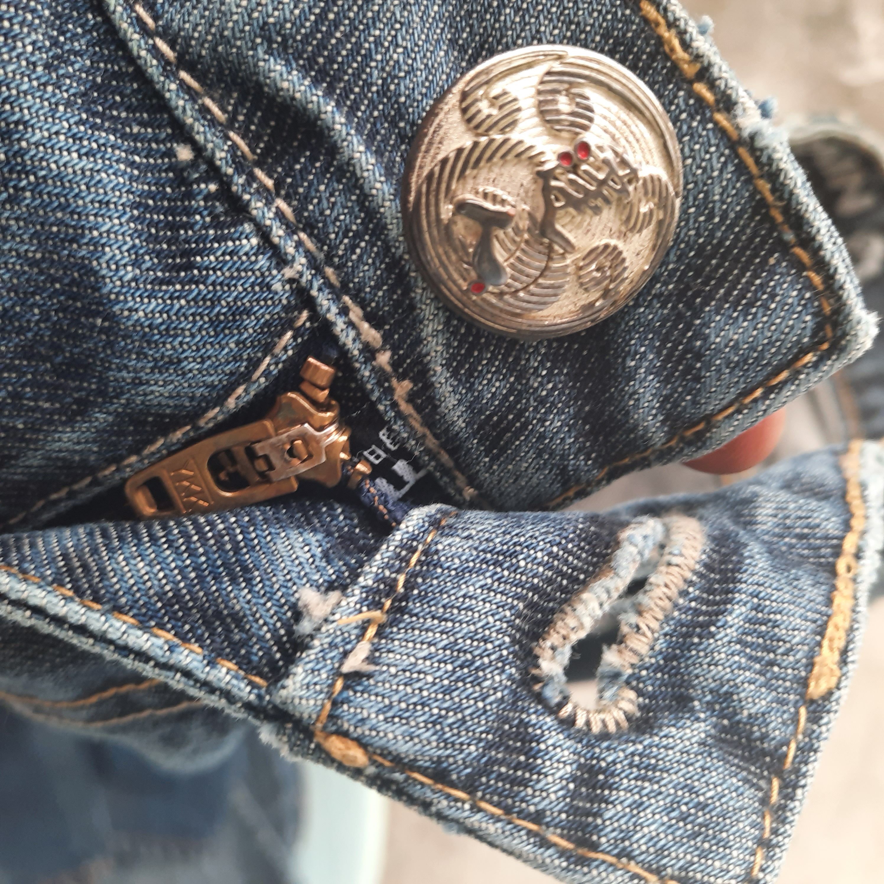 Japanese Brand Japanese Brand Osaka Big Train With Koi Embroidery Size US 31 - 6 Thumbnail