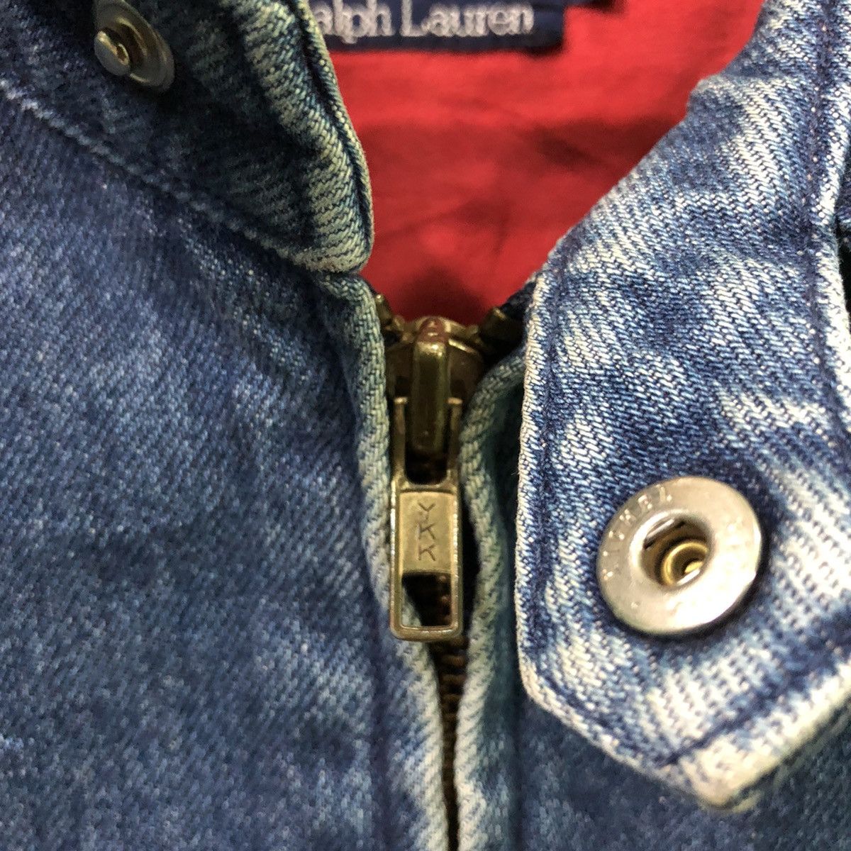 Polo Ralph Lauren Vintage Polo Ralph Lauren Denim Zipper Jacket Size US M / EU 48-50 / 2 - 4 Thumbnail
