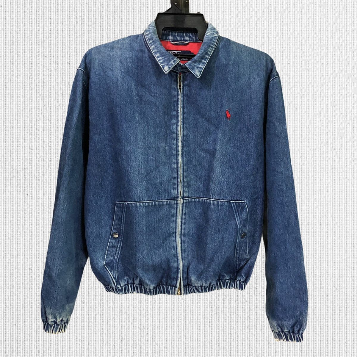 Polo Ralph Lauren Vintage Polo Ralph Lauren Denim Zipper Jacket Size US M / EU 48-50 / 2 - 1 Thumbnail
