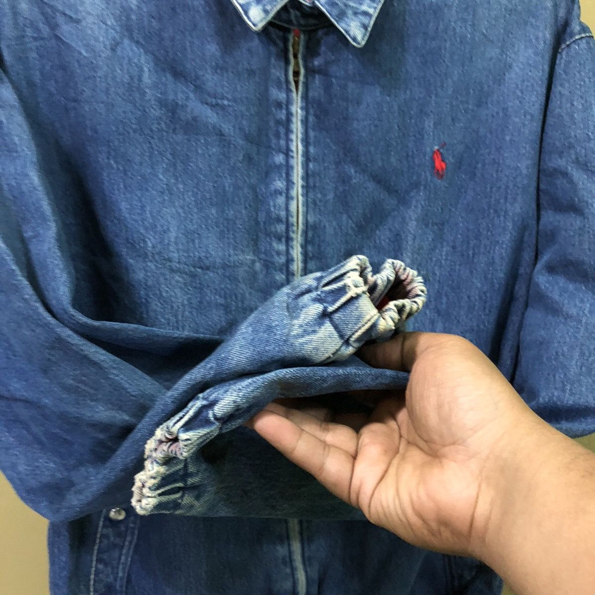 Polo Ralph Lauren Vintage Polo Ralph Lauren Denim Zipper Jacket Size US M / EU 48-50 / 2 - 6 Thumbnail