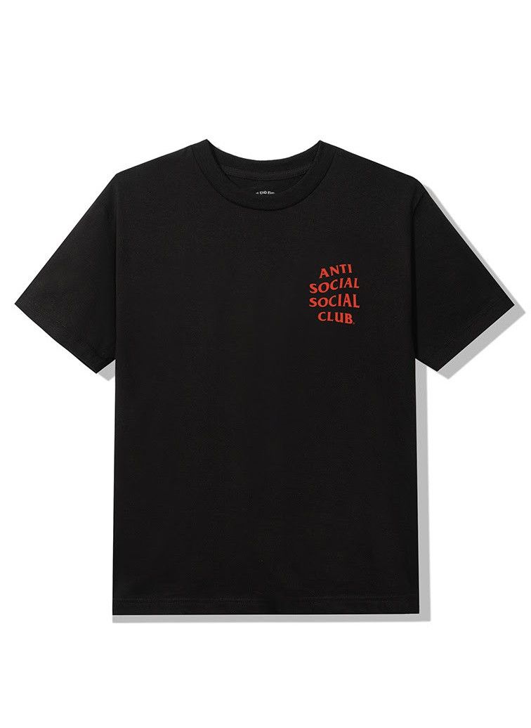 image of Anti Social Social Club x Members Only Ds Member Exclusive Red Assc Omakase Black Tee Bape Supreme 