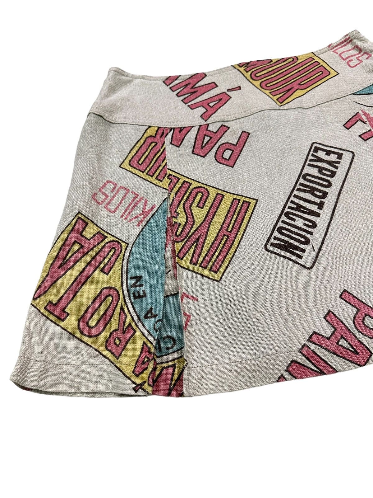 Hysteric Glamour RARE HYSTERIC GLAMOUR PANAMA LINEN WEED SKIRT Size 29" - 6 Thumbnail