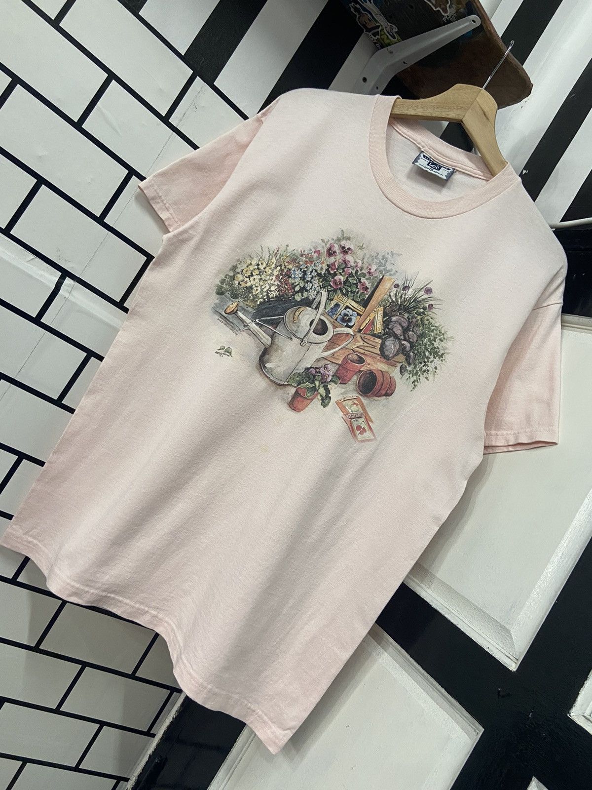 Vintage Vintage 90’s Fine Art Garden Flowers Inspired Claude Monet Size US M / EU 48-50 / 2 - 3 Thumbnail