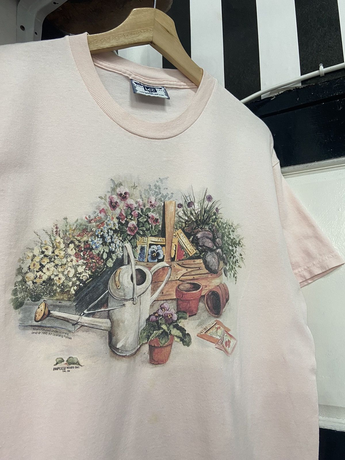 Vintage Vintage 90’s Fine Art Garden Flowers Inspired Claude Monet Size US M / EU 48-50 / 2 - 5 Thumbnail