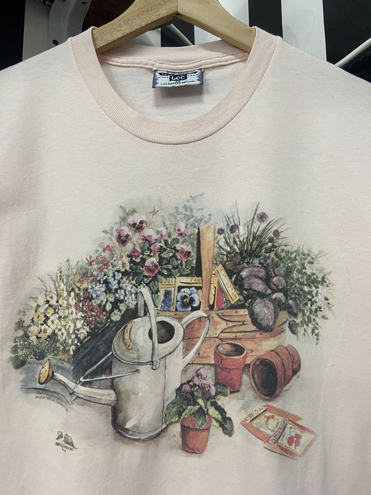 Vintage Vintage 90’s Fine Art Garden Flowers Inspired Claude Monet Size US M / EU 48-50 / 2 - 4 Thumbnail