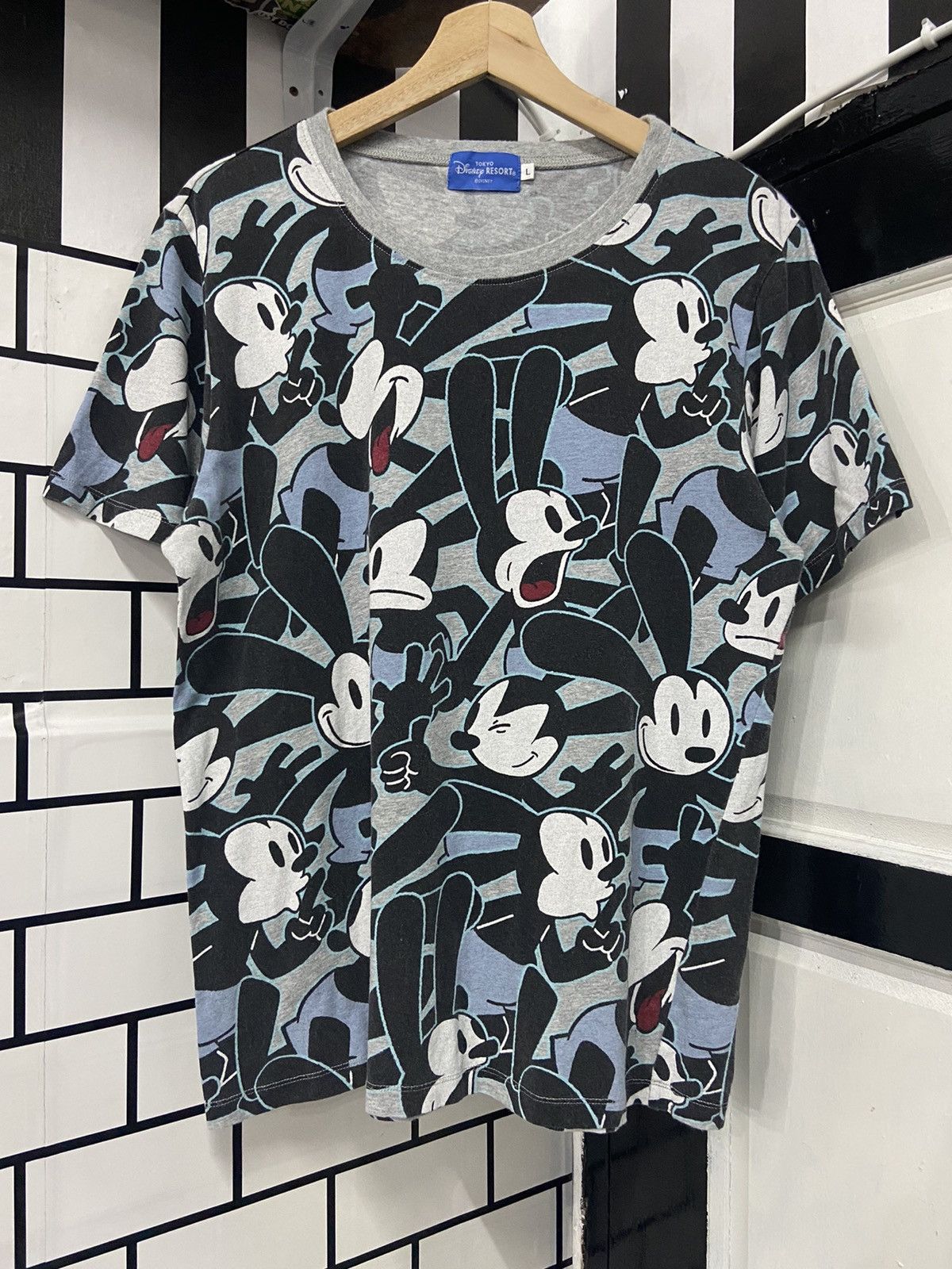 Vintage Tokyo Disney Resort Oswald Full Printed Tshirt