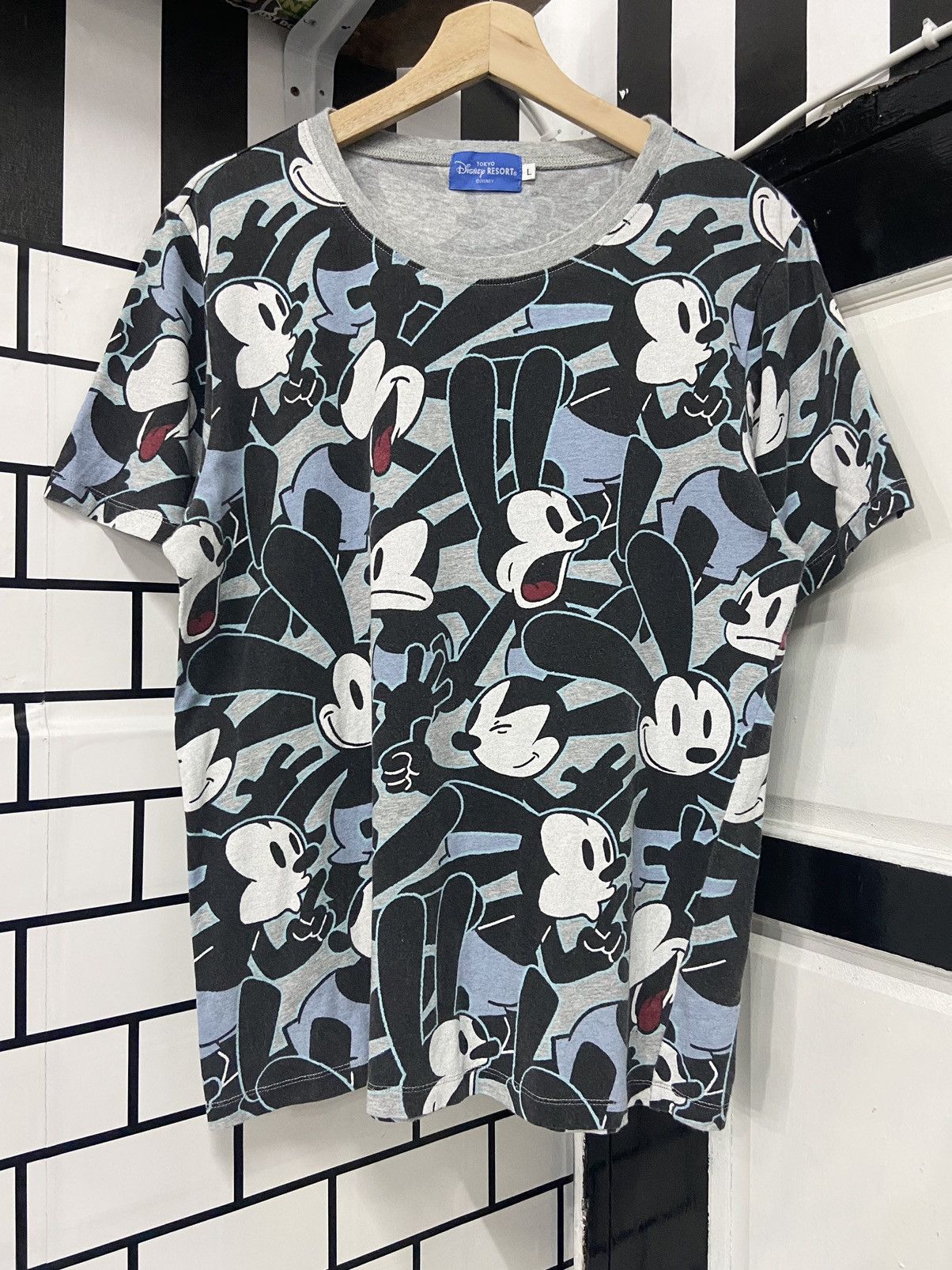 Cartoon Network × Disney × Vintage Vintage Tokyo Disney Resort Oswald Full Printed Tshirt Size US M / EU 48-50 / 2 - 9 Thumbnail