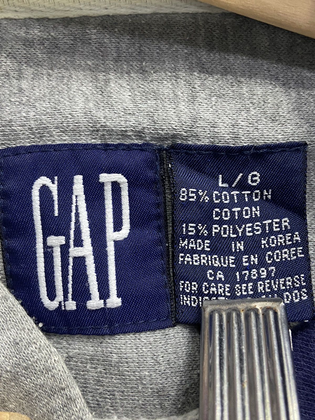 Gap × Vintage Vintage 90’s GAP Embroidered Hoodie Rare Size US L / EU 52-54 / 3 - 10 Thumbnail