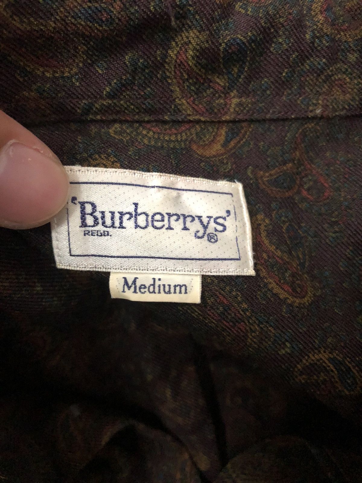 Burberry Vintage Burberrys REGD Button Ups Shirt Size US M / EU 48-50 / 2 - 9 Thumbnail