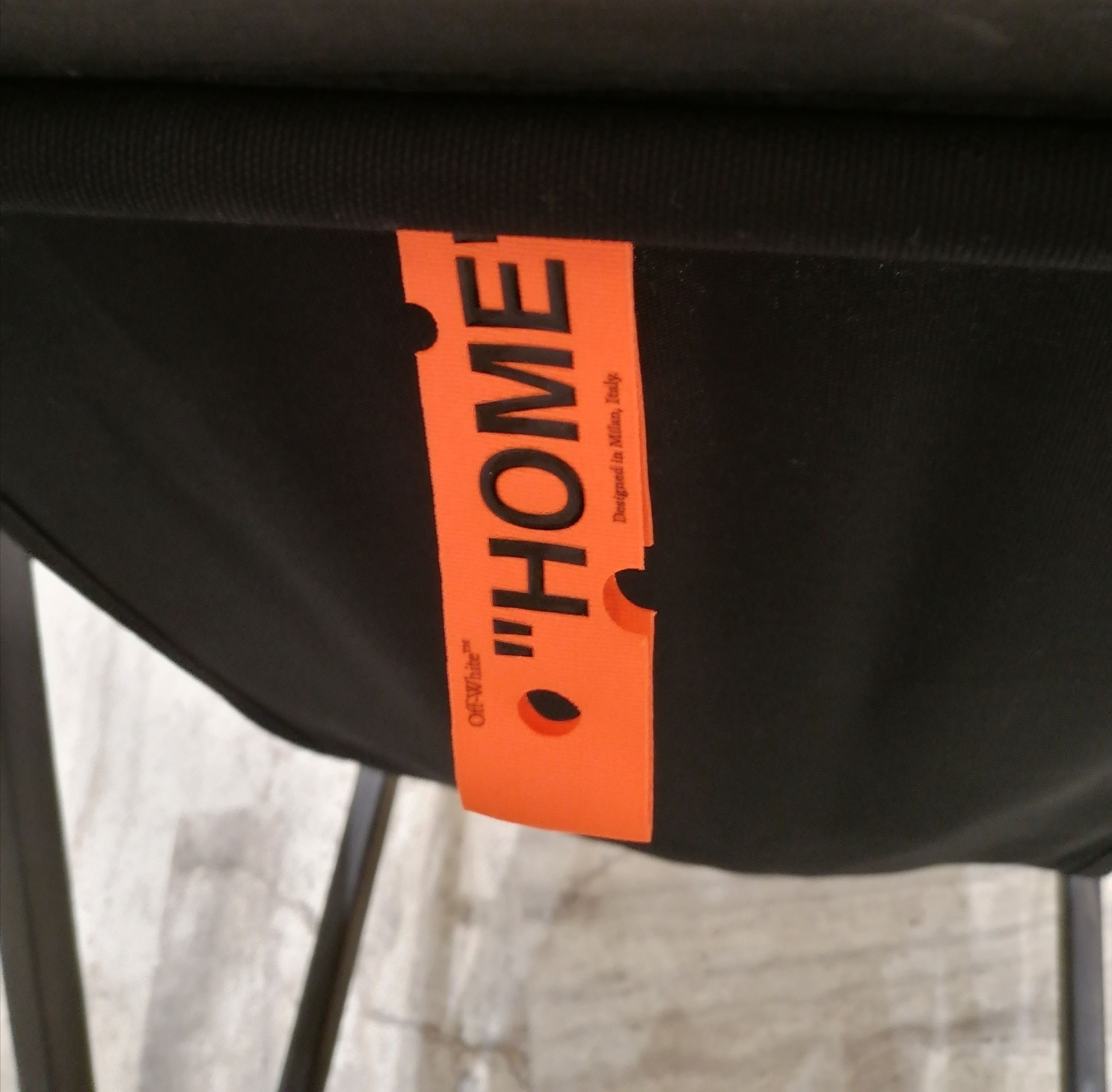Off-White Final Drop!! Off-White Black Deck Chair Size ONE SIZE - 4 Thumbnail