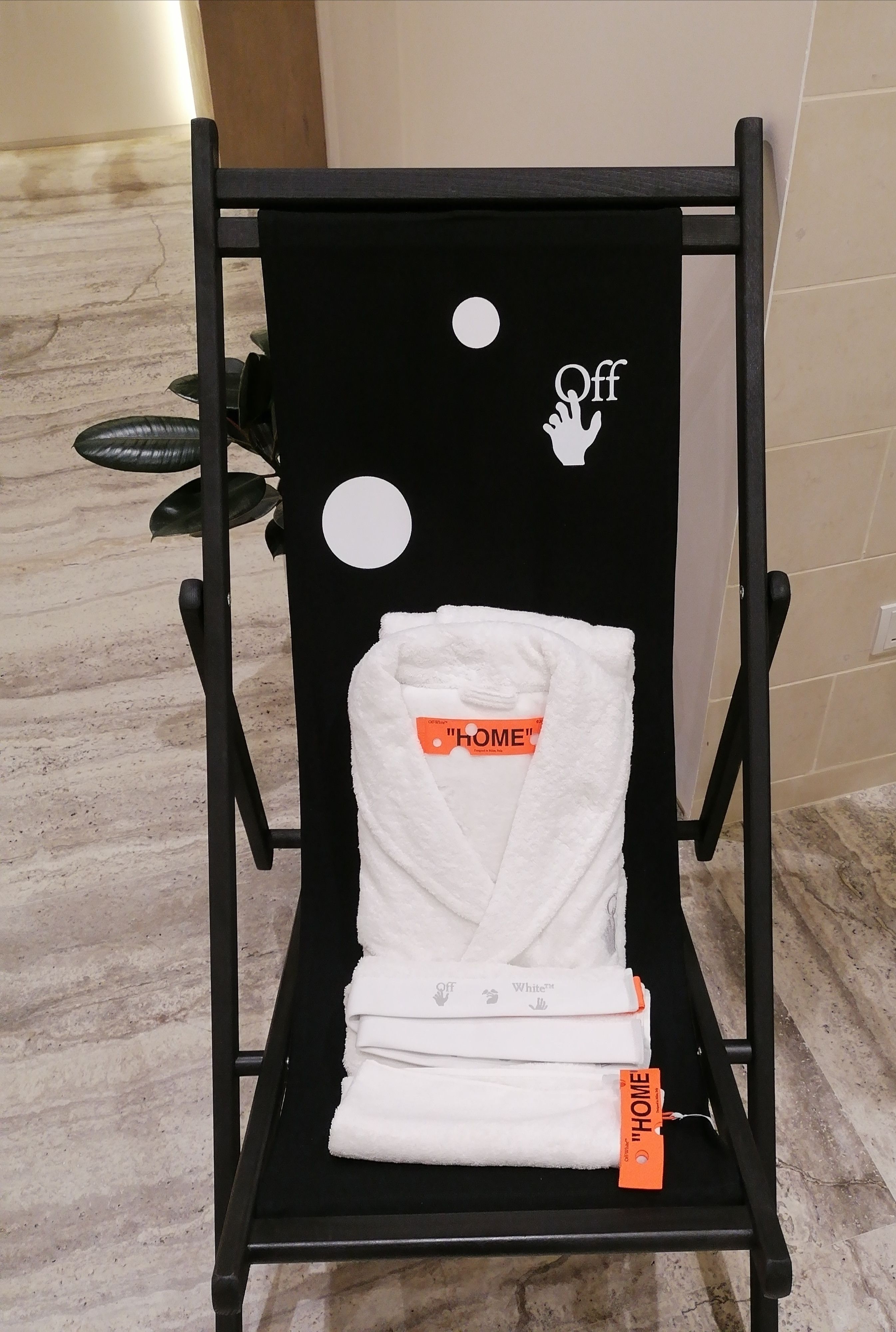 Off-White Final Drop!! Off-White Black Deck Chair Size ONE SIZE - 5 Thumbnail