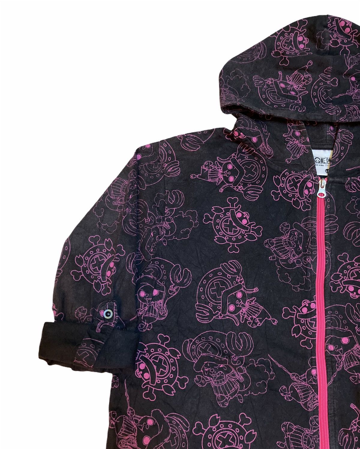 One Piece Tony Chopper Fullprint Zipper Hoodie Size US XL / EU 56 / 4 - 2 Thumbnail
