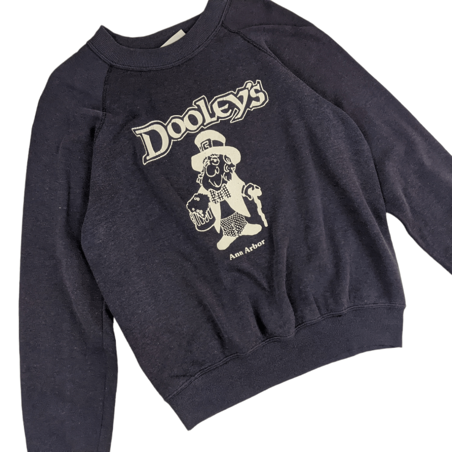 Vintage Vintage 80's BASSET WALKER Dooley's Student Bar Sweatshirt Size M / US 6-8 / IT 42-44 - 3 Thumbnail