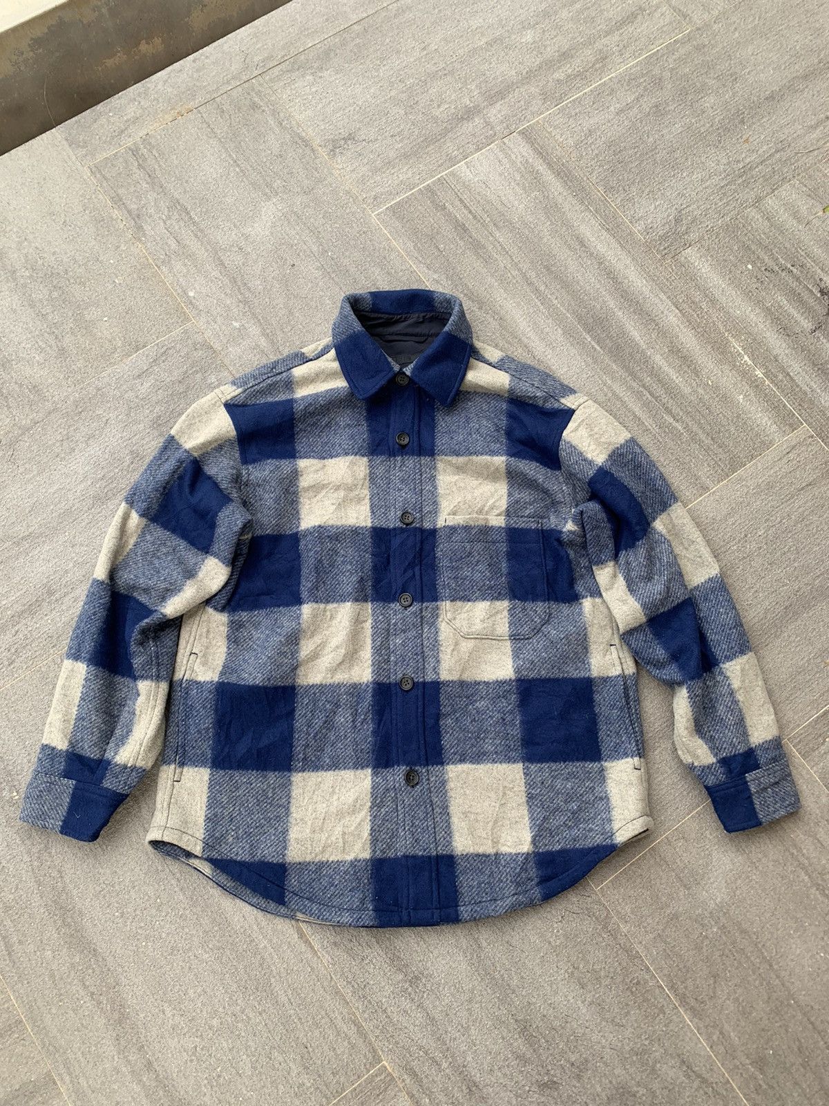 Flannel × Japanese Brand × Uniqlo Uniqlo Checkered Botton Up Flannel Shirt Size US L / EU 52-54 / 3 - 1 Thumbnail