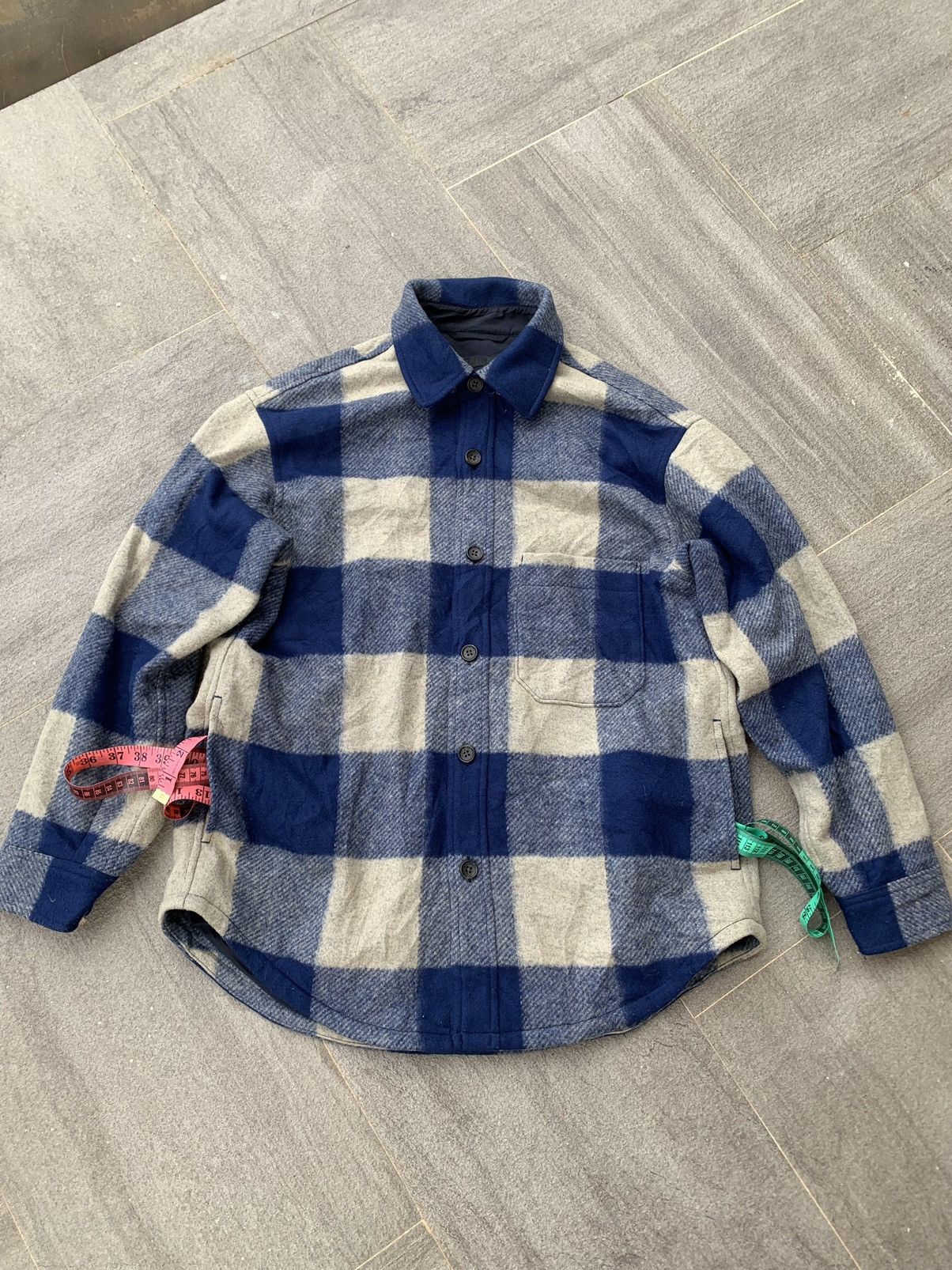 Flannel × Japanese Brand × Uniqlo Uniqlo Checkered Botton Up Flannel Shirt Size US L / EU 52-54 / 3 - 2 Thumbnail